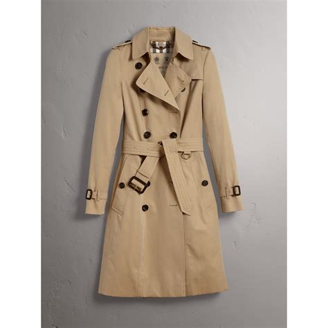 burberry sandringham long trench|burberry trench with removable liner.